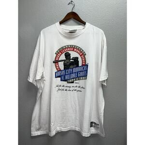 Vintage Negro League World Series Shirt Kansas City Monarchs J-Head Tee 2XL